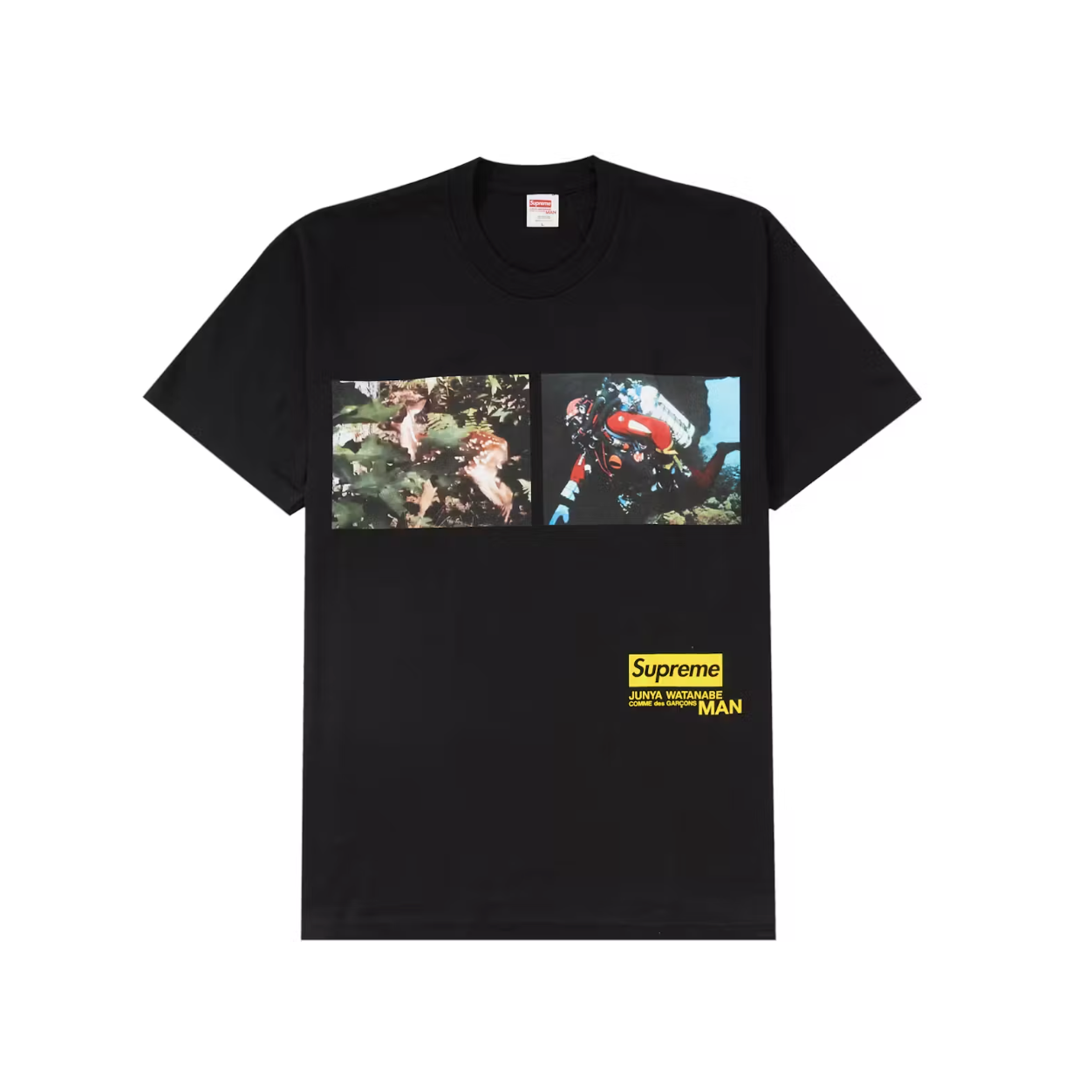 Supreme JUNYA WATANABE CDG MAN Nature Tee Black