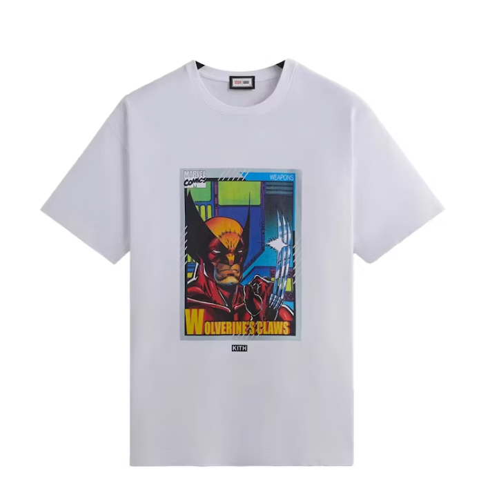 Kith x Marvel X-Men Wolverine Card Vintage Tee
