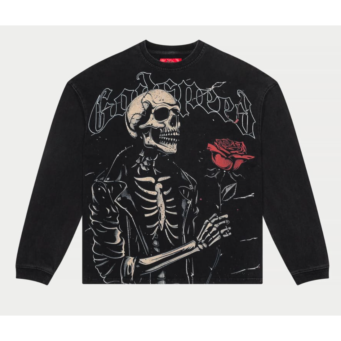 Godspeed Valentine Long Sleeve (Black Wash)