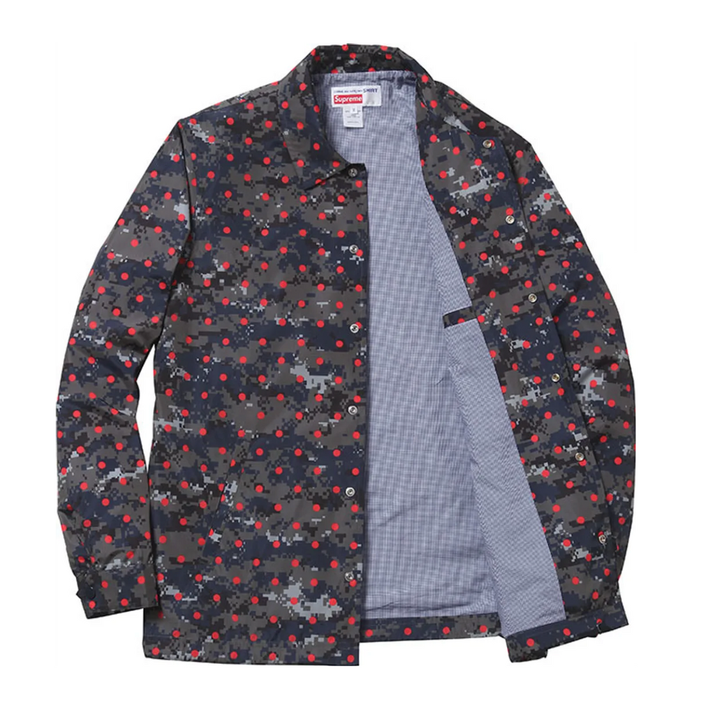 Supreme x Comme des Garcons Digi Camo Coach Jacket Black