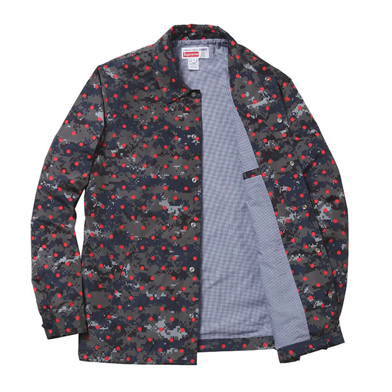 Supreme x Comme des Garcons Digi Camo Coach Jacket Black