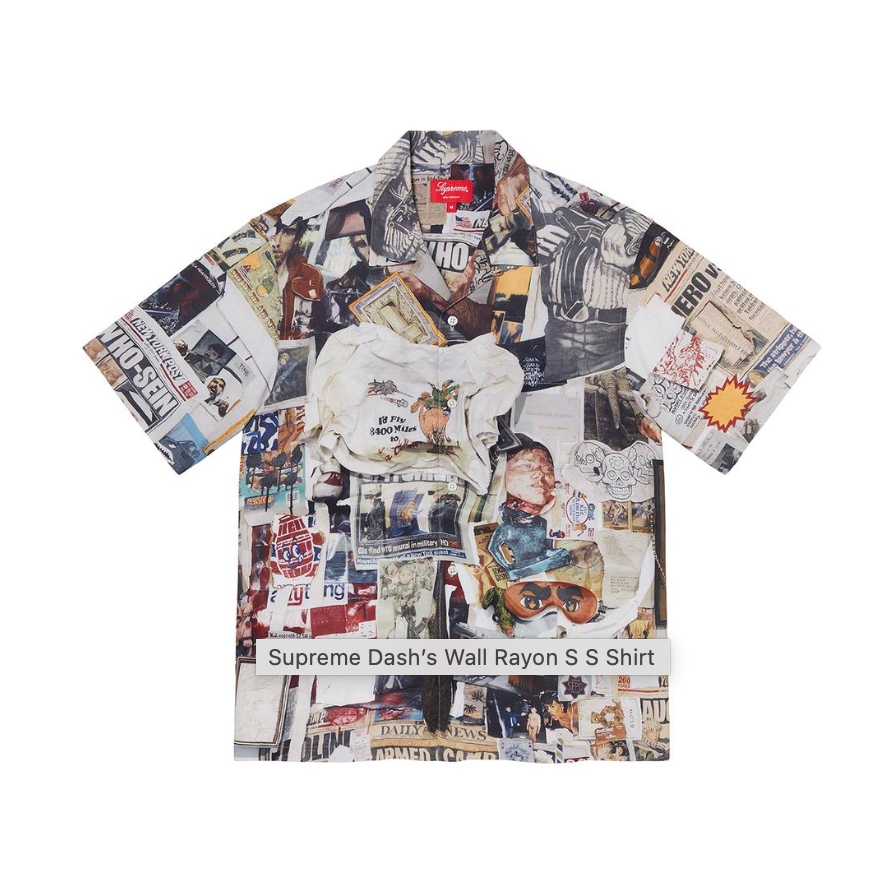 Supreme Dashs Wall Rayon Button Up