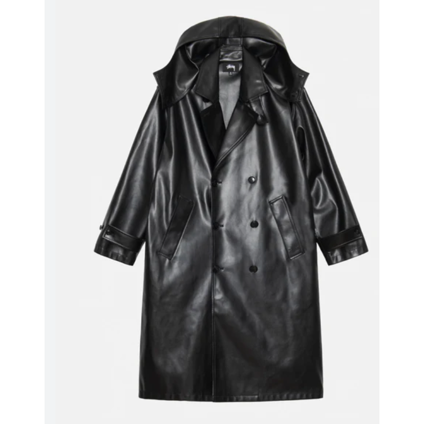 Stussy Double Breasted Trench Coat