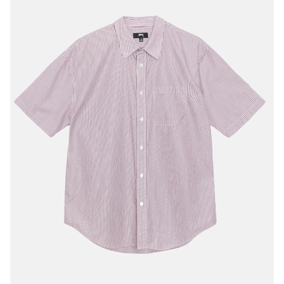 Stussy Boxy SS Shirt 8 Ball Stripe