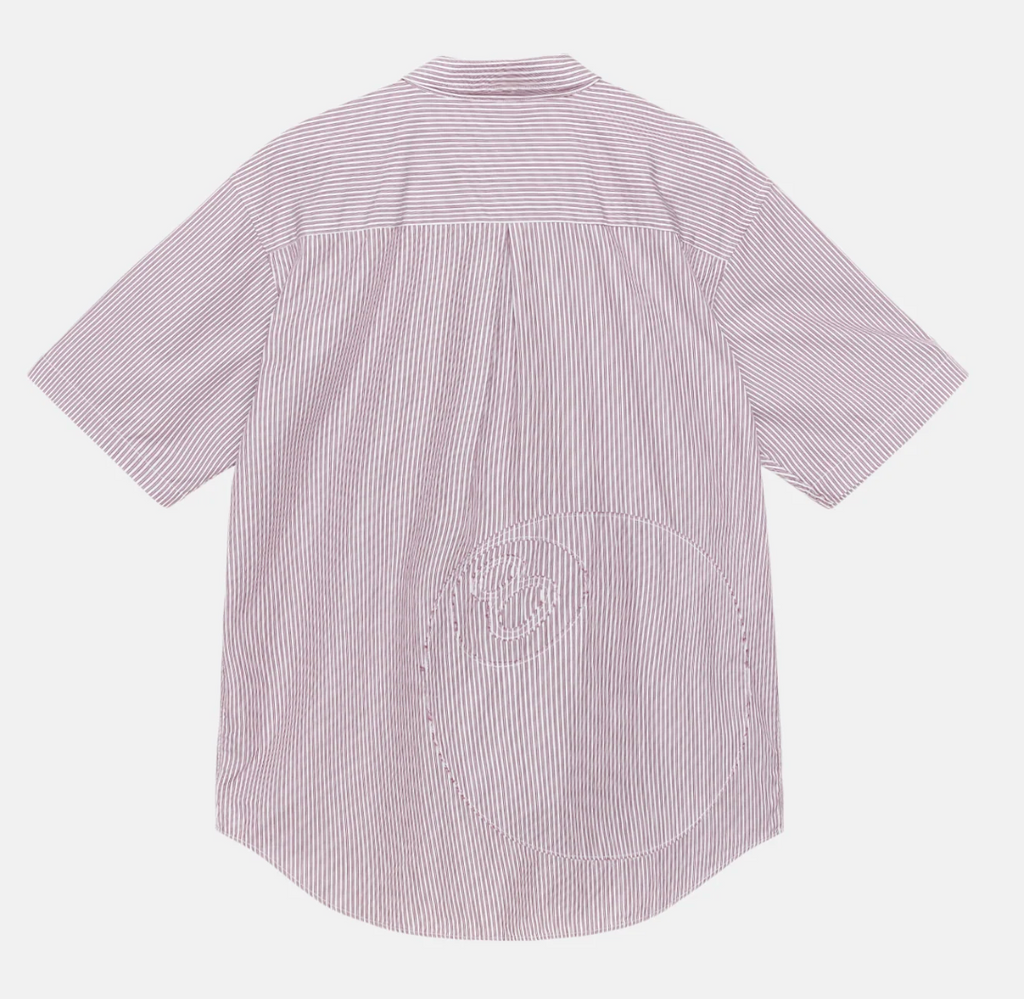 Stussy Boxy SS Shirt 8 Ball Stripe