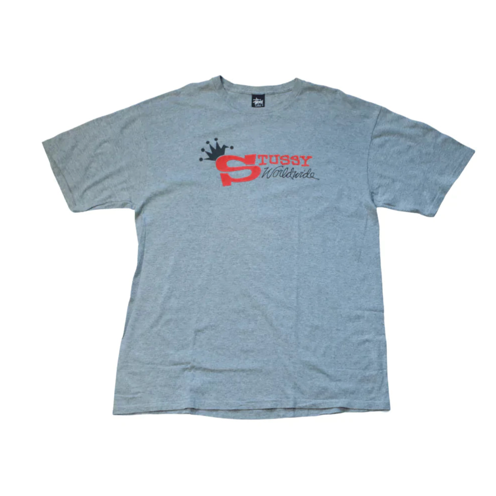Stussy  Worldwide 90s Script TEE