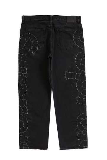 Supreme Shibori Loose Fit Jean Black