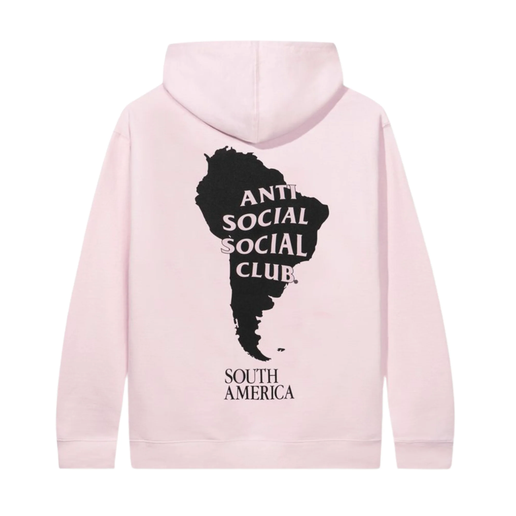 Anti Social Social Club South America Pink Hoodie