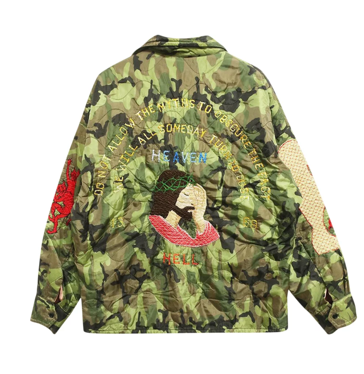 Saint Michael Windbreaker Jacket 'Camo'