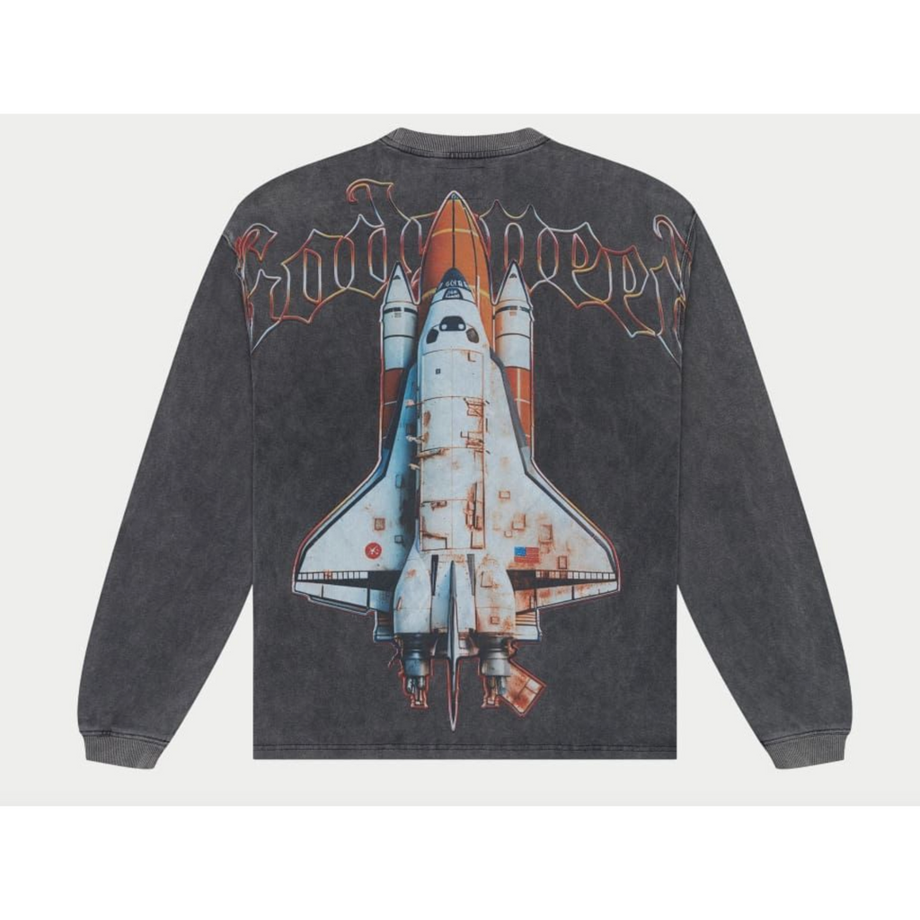 Godspeed Lift Off LS T-Shirt (Grey Wash)