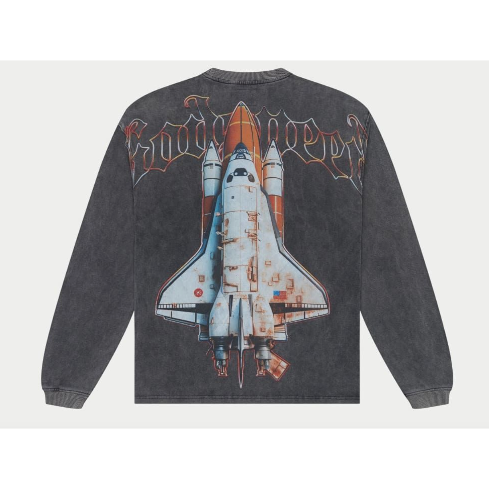 Godspeed Lift Off LS T-Shirt (Grey Wash)