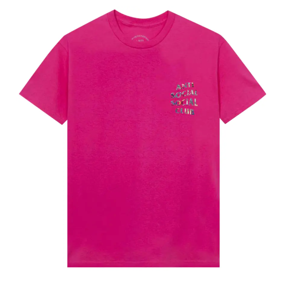 Anti Social Social Club Picking Up The Pieces T-shirt Pink