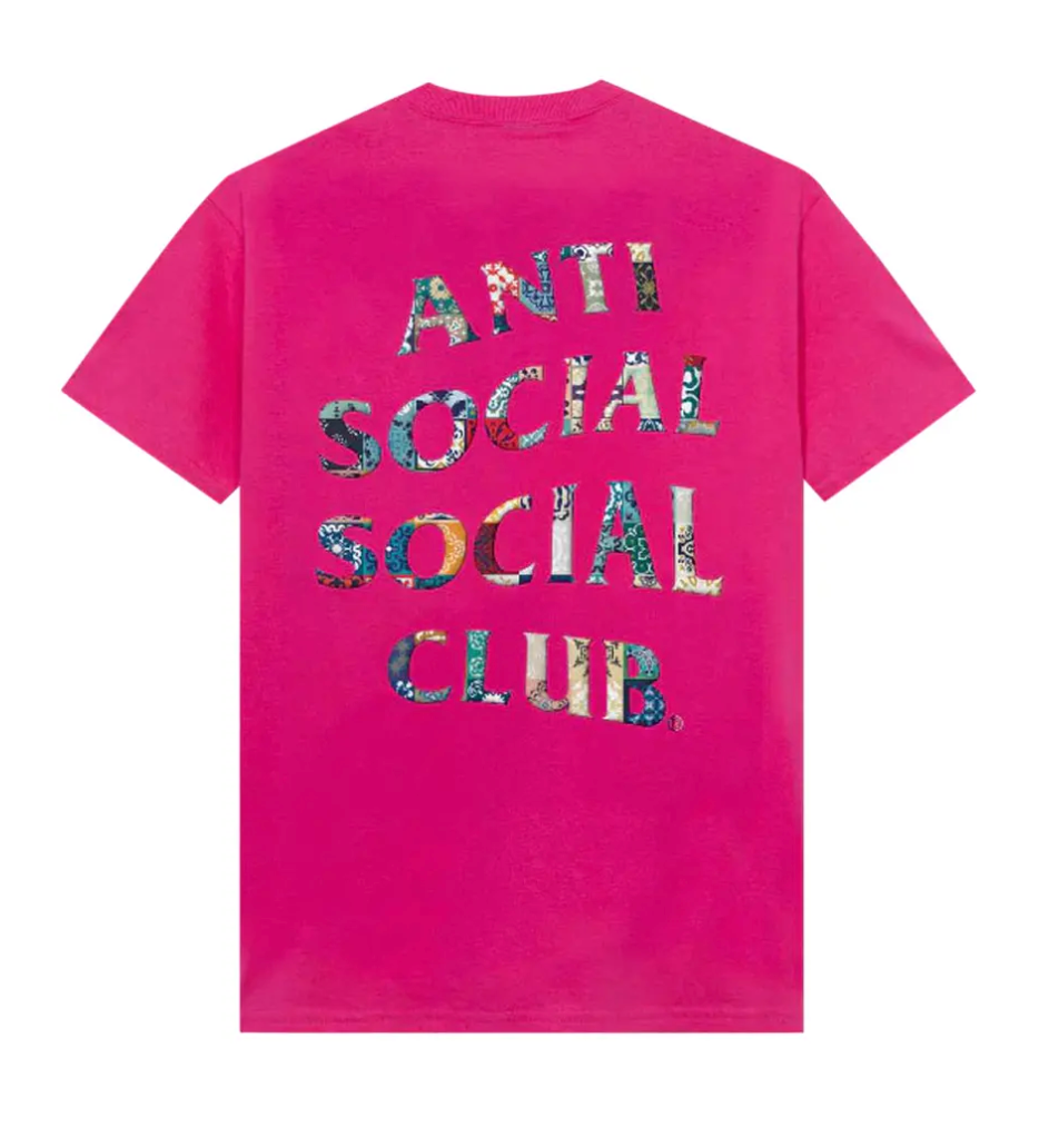 Anti Social Social Club Picking Up The Pieces T-shirt Pink