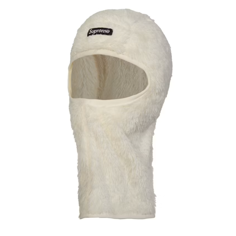 Supreme Fuzzy Balaclava White