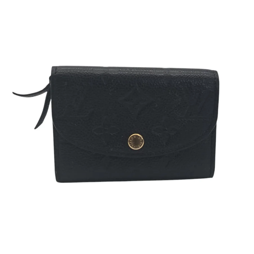 Louis Vuitton Rosalie Coin Purse Monogram Black Empreinte Leather