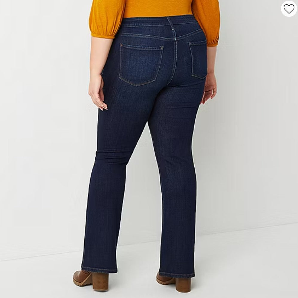 a.n.a Women's High-Rise Flare Leg Fitted hip & Thigh jeans