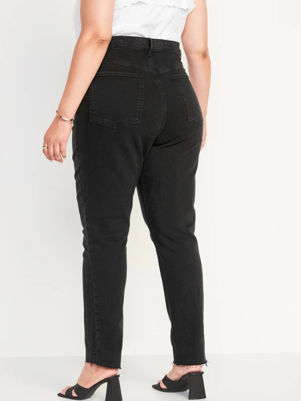 Old Navy women's High-Waisted OG Straight Cut-Off Ankle Jeans