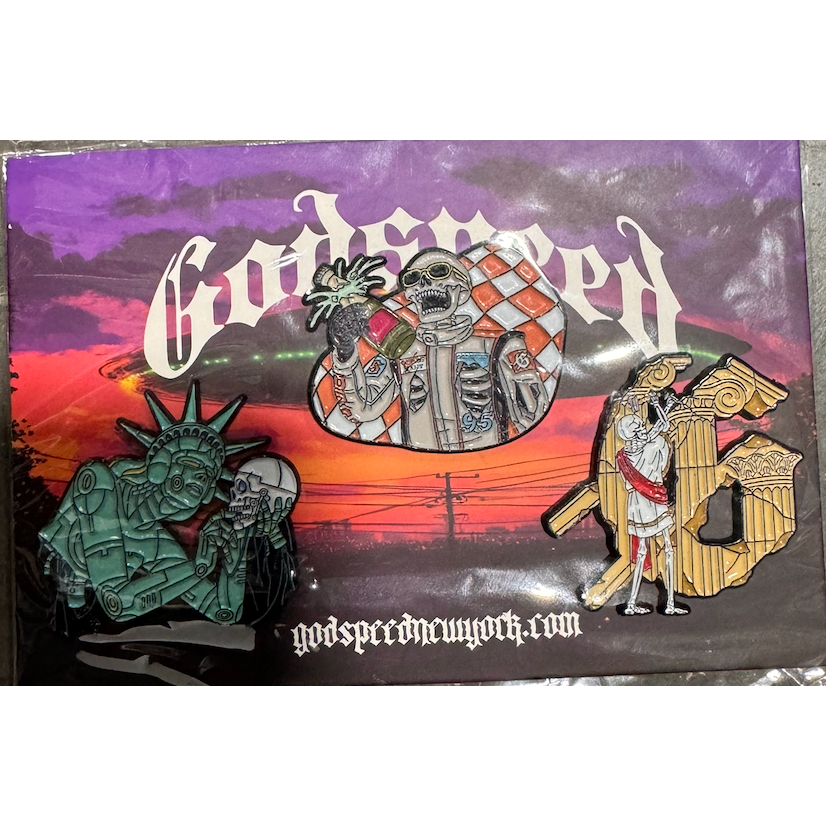 Godspeed NYC Pins