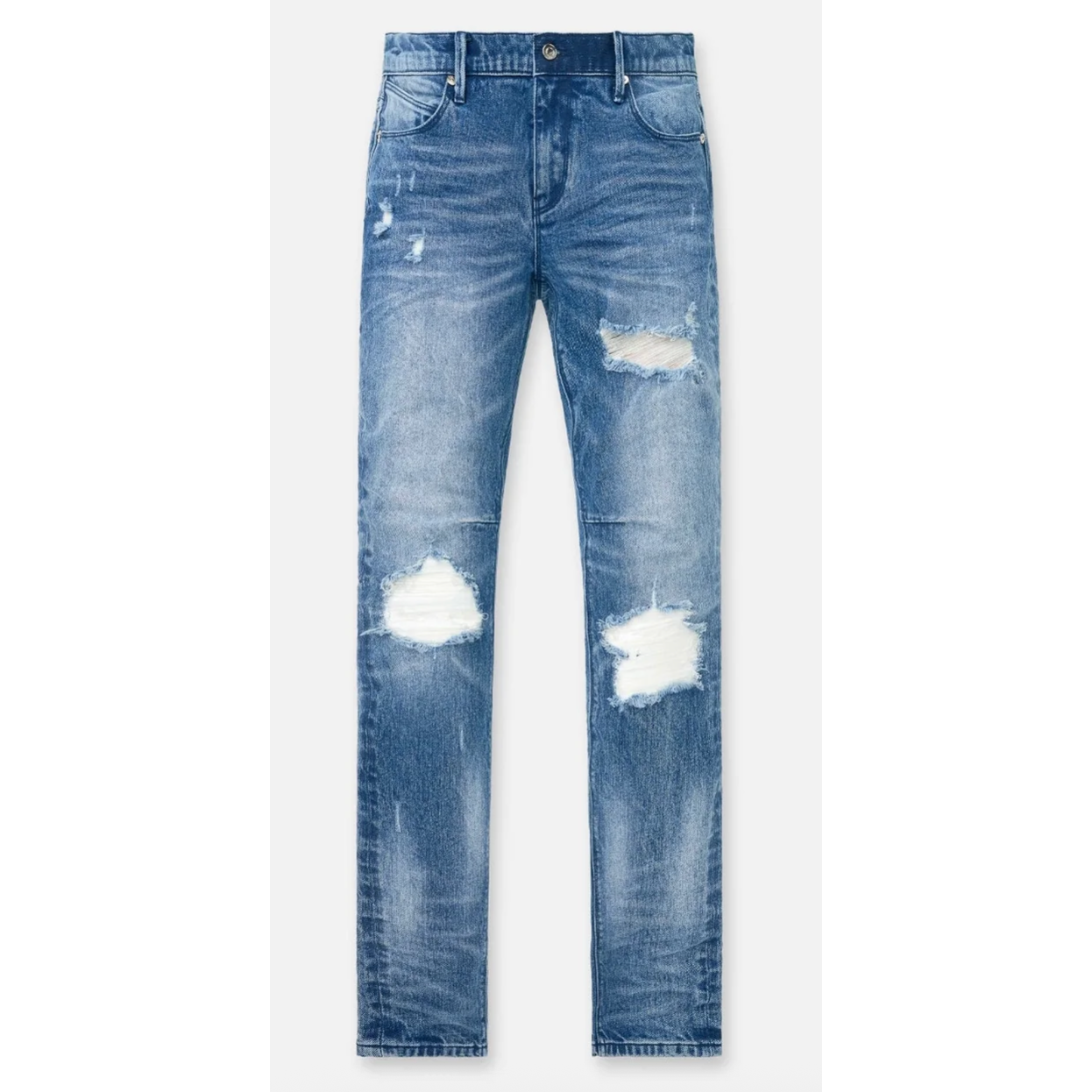 Clayton Skinny Jean Distressed Medium Wash (Blue)
