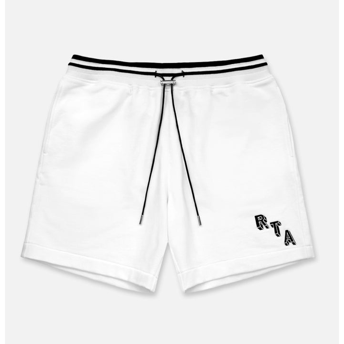 RTA Peyton Collegiate Shorts (White)