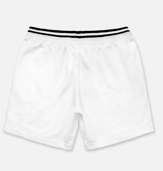 RTA Peyton Collegiate Shorts (White)
