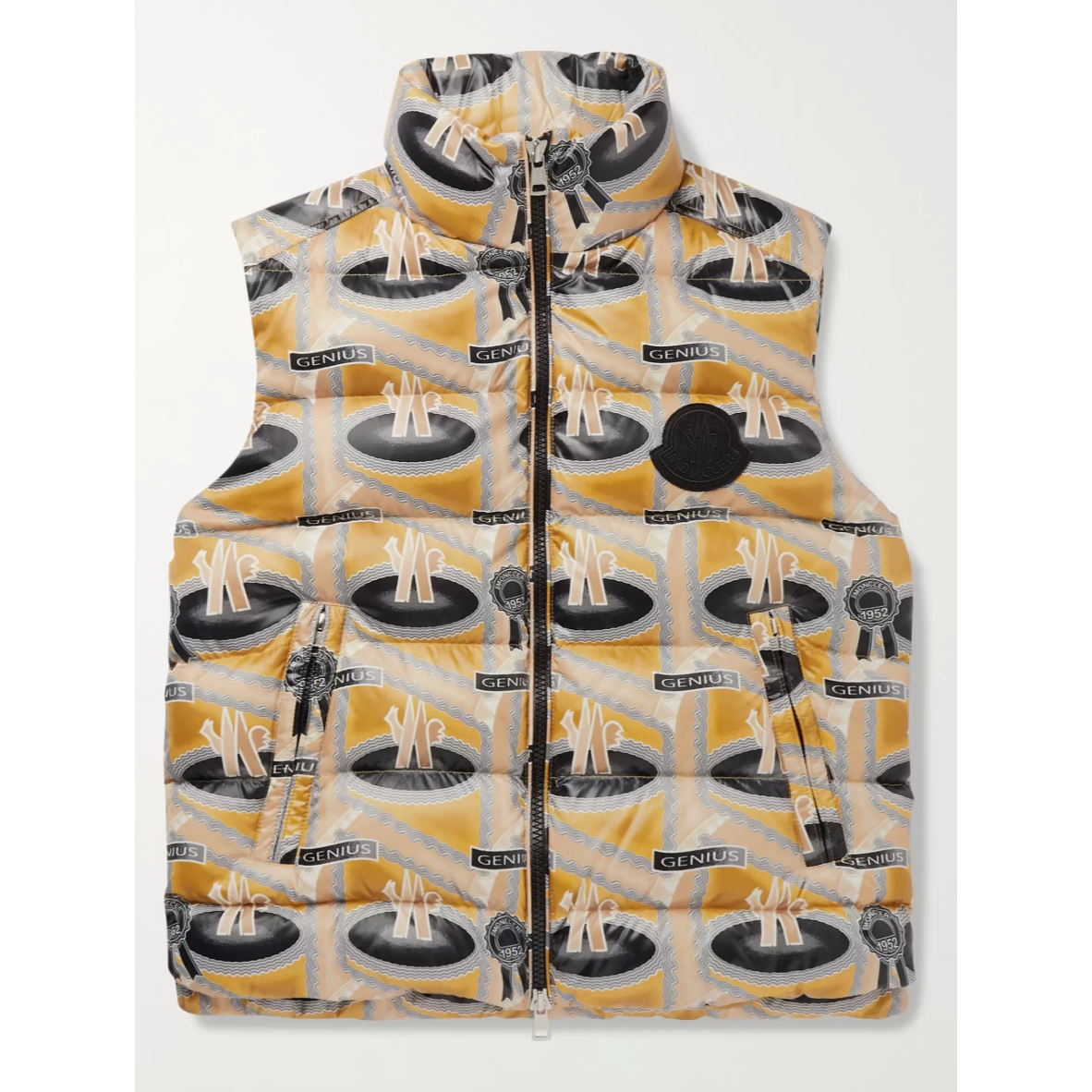 MONCLER GENIUS Fergus Purcell 2 Moncler 1952 Parker Printed Quilted Nylon Down Gilet