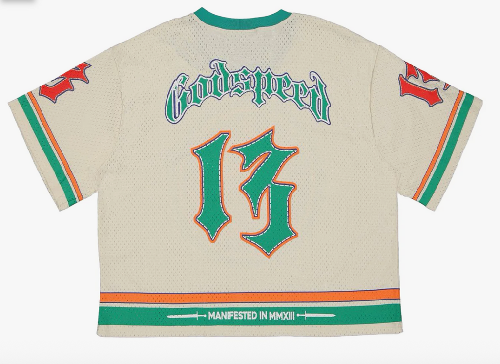 Godspeed First Down Jersey (Bone/Orange)