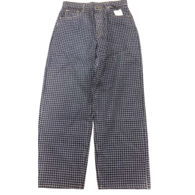 Plaid Raspberry Hills Pants (Navy)