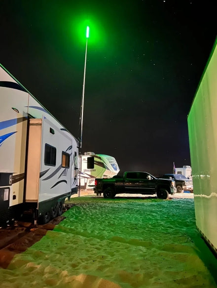 4’ Mwhips Bluetooth Color Changing Camp Locator