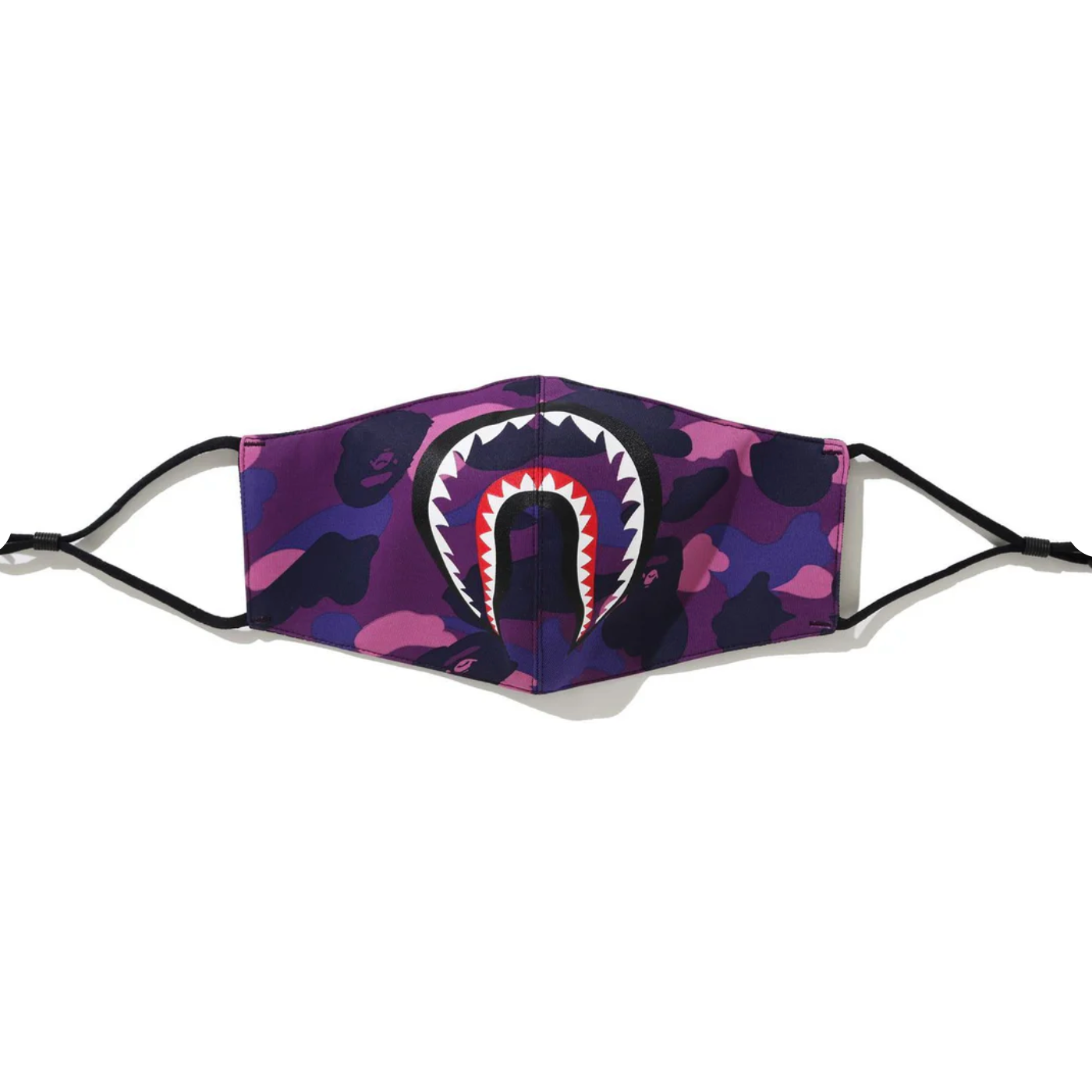 BAPE Color Camo Shark Mask Mens - Purple