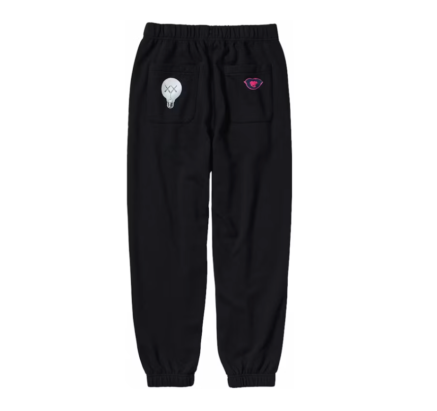 KAWS x Uniqlo Warhol 476120 Sweatpants Black