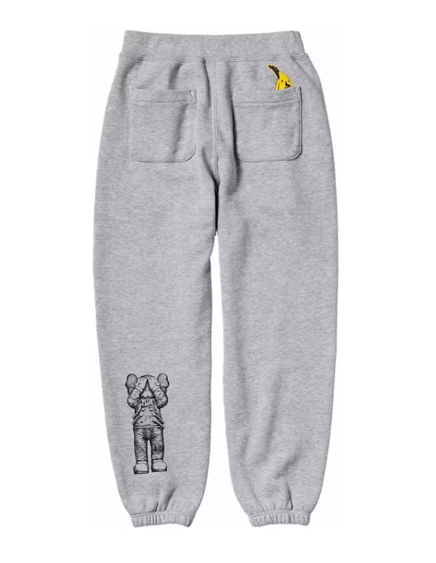 KAWS x Uniqlo Warhol Kids' 473716 Sweatpants Gray