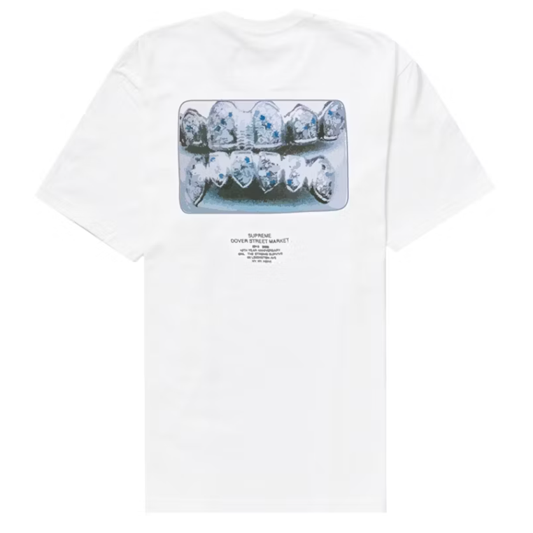 Supreme Dover Street Market 10th Anniversary Tee White