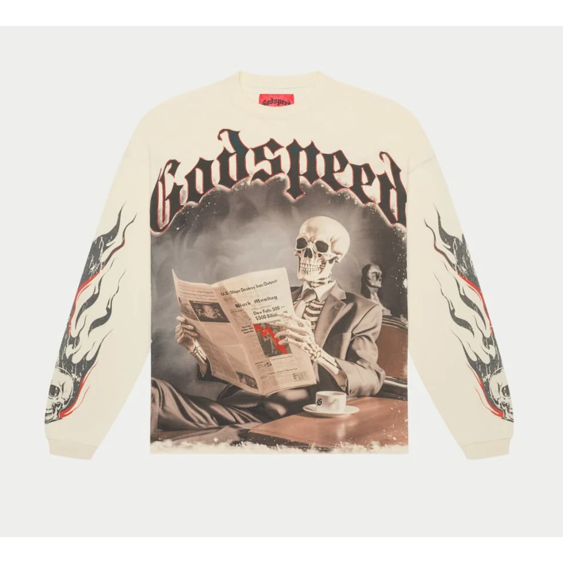 Godspeed Black Monday T-Shirt (Creme)
