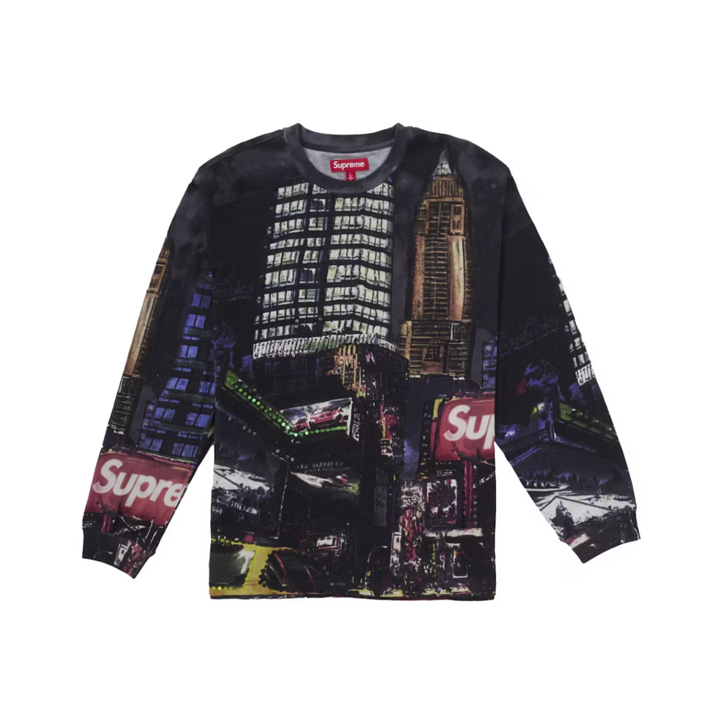 Supreme Skyline Sequin L/S Top Night