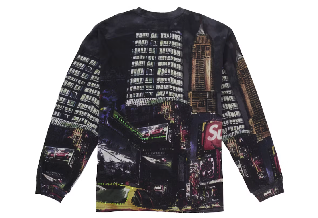 Supreme Skyline Sequin L/S Top Night
