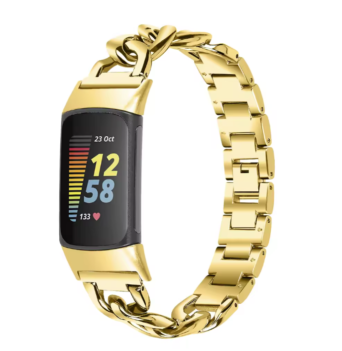 Fitbit Charge 5 6 Stainless Steel Band - Sleek and Durable