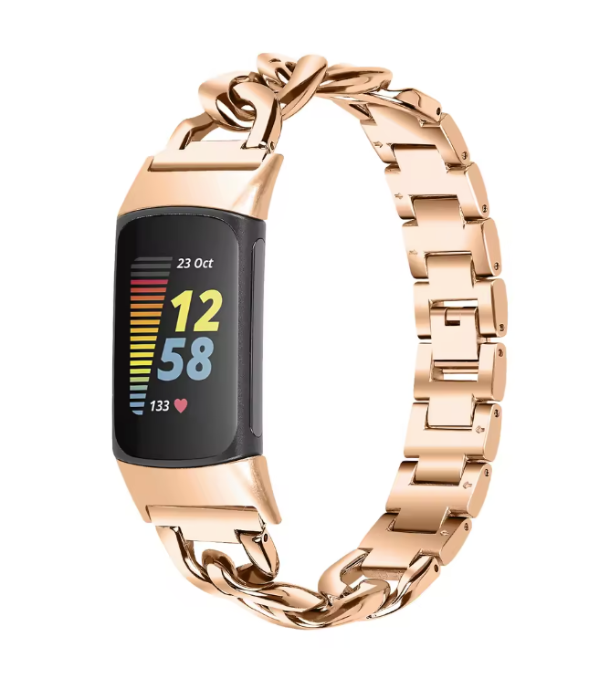 Fitbit Charge 5 6 Stainless Steel Band - Sleek and Durable
