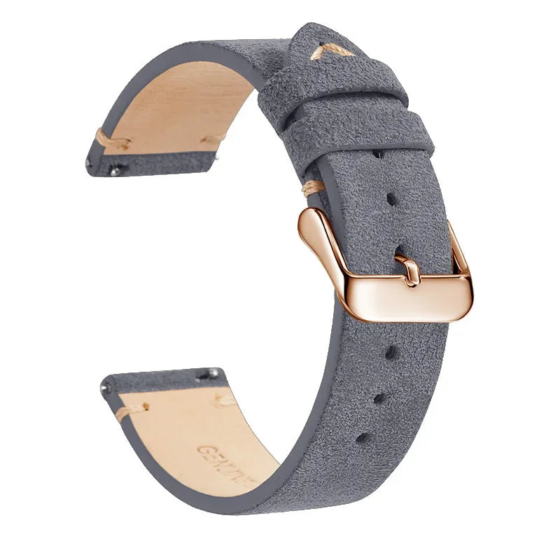 Polar Leather Watch Band Quick Release Genuine Cowhide Unisex