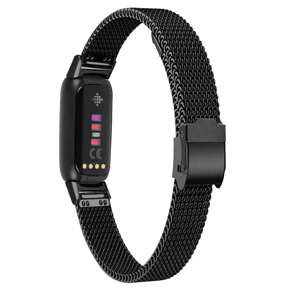Stainless Steel Fitbit Luxe Band - Durable Elegant Design