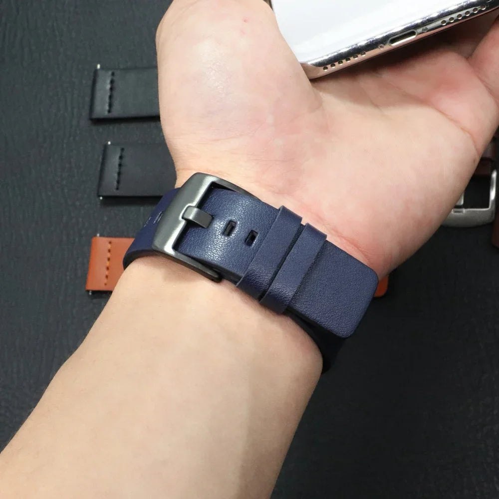 Garmin Leather Watch Band - Premium Comfort Stylish Design