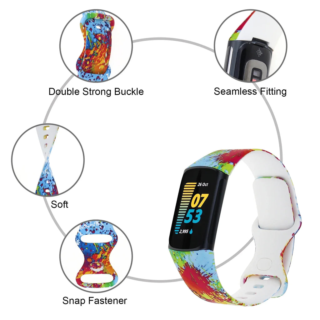 For Fitbit Charge 5-6 Bands