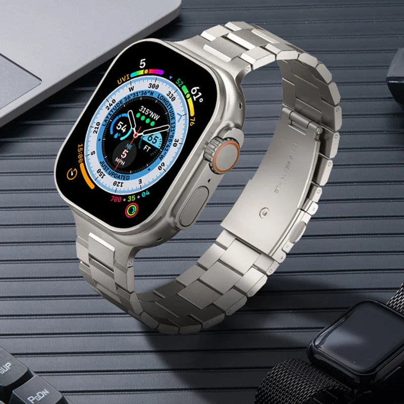 Apple Watch Stainless Steel Band - Premium Metal Bracelet