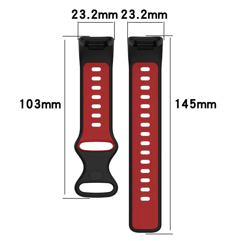 Fitbit Charge 5 6 Soft Silicone Strap - Sports Band