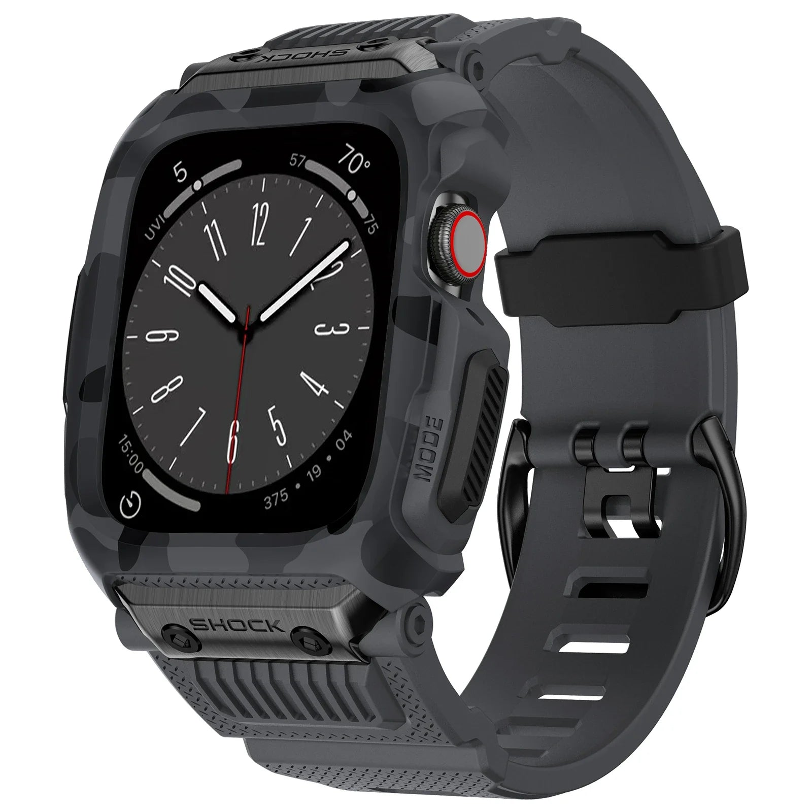 Apple Watch Camouflage Rubber Strap - Waterproof and Durable
