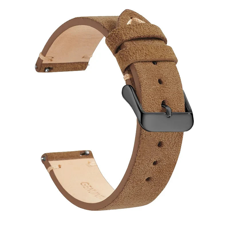 Polar Leather Watch Band Quick Release Genuine Cowhide Unisex