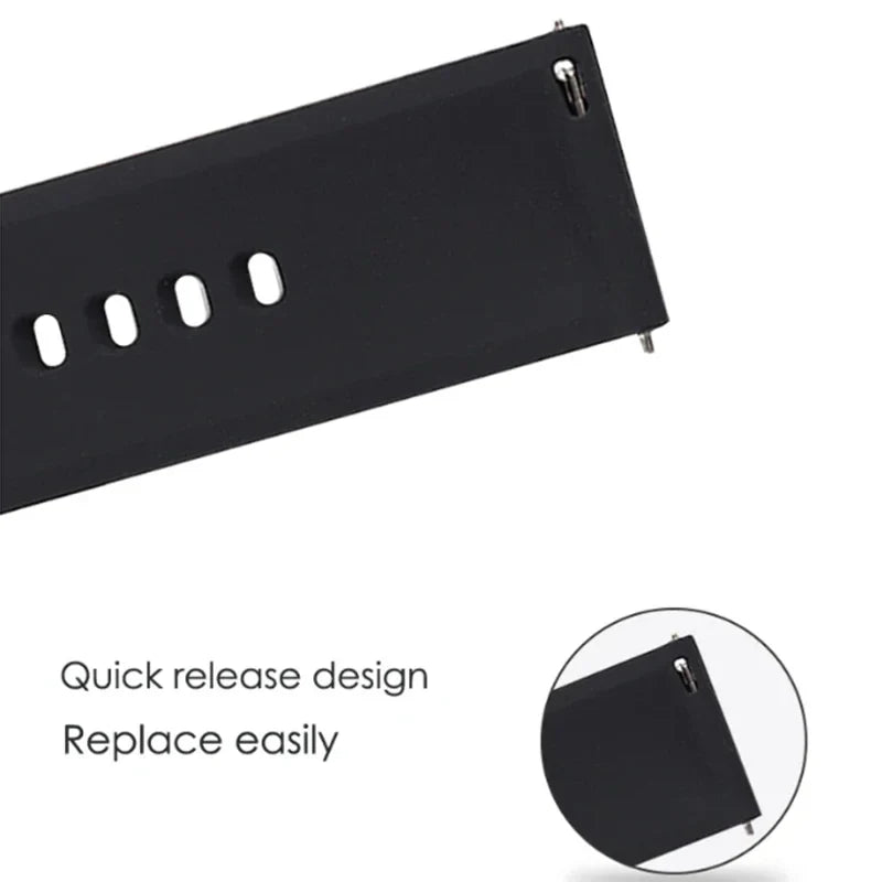 Polar Silicone Watch Band Universal Strap For Smartwatch Unisex