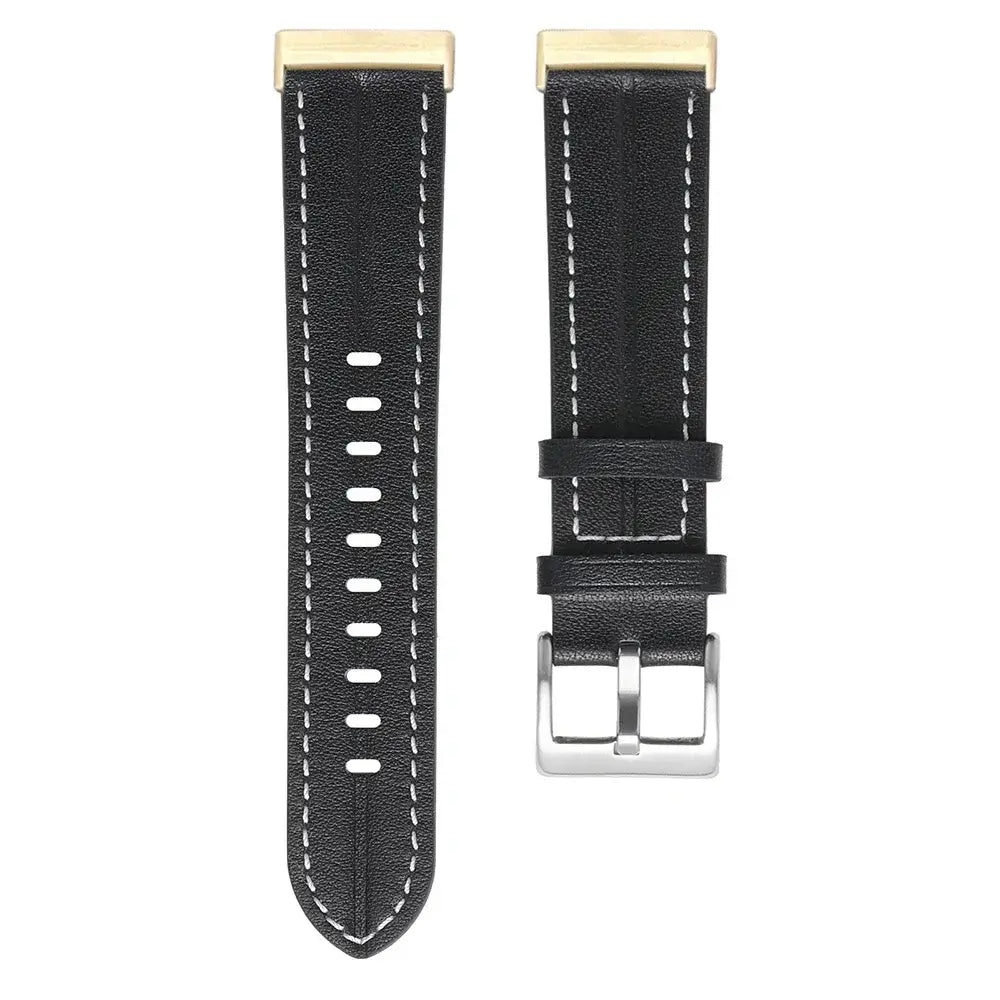 Fitbit Versa & Sense Leather Band - Premium Comfort