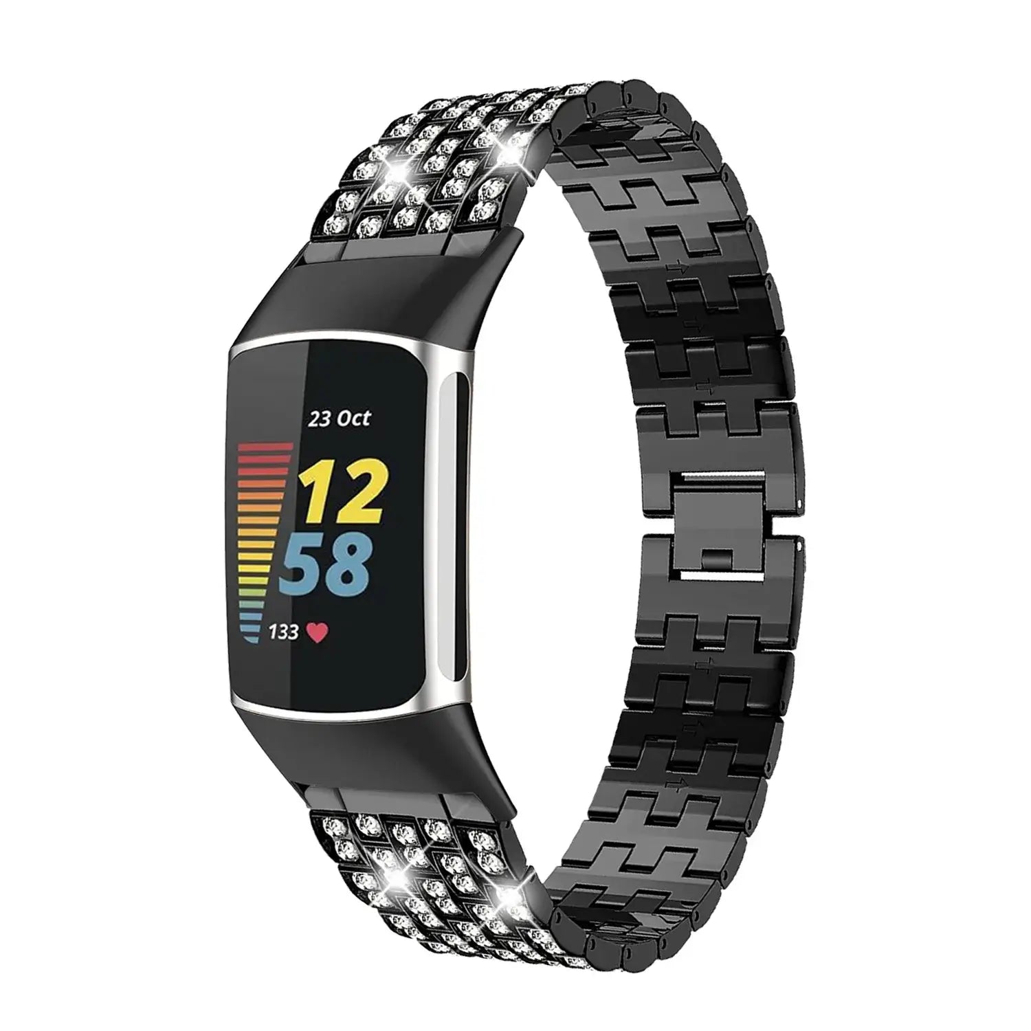 Fitbit Charge 5 6 3 4 Metal Band - Stylish Durable Strap