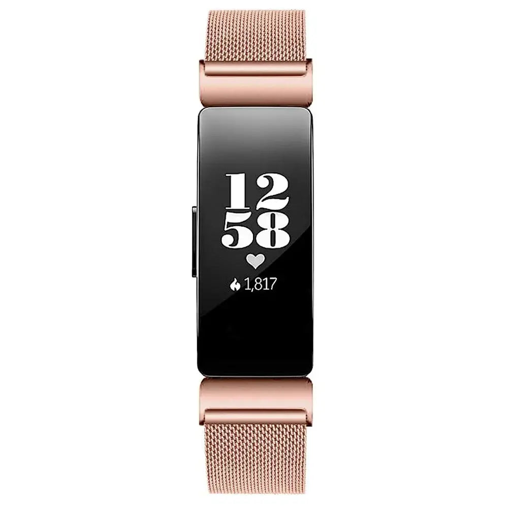 Fitbit Inspire 3, 2, 1, HR Stainless Steel Band